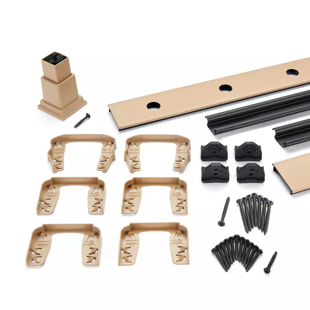 6-ft Transcend Accessory Infill Kit for Round Aluminum Balusters-Horizontal-Rope Swing