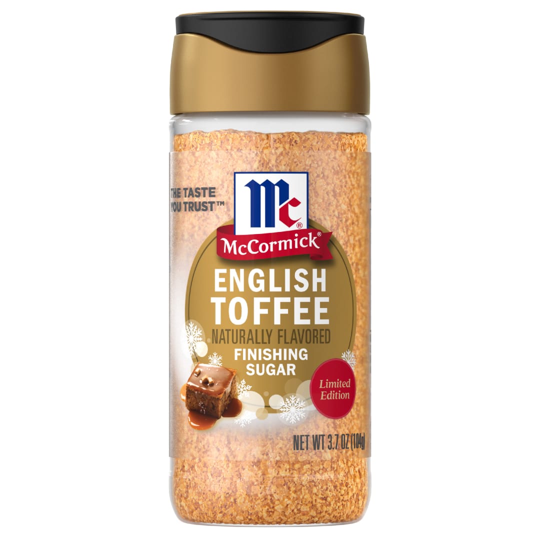 McCormick English Toffee Finishing Sugar, 3.7 oz