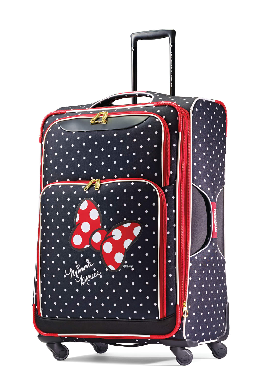 Minnie All Ages Ss Spinner 28 - Minnie Mouse Red Bow