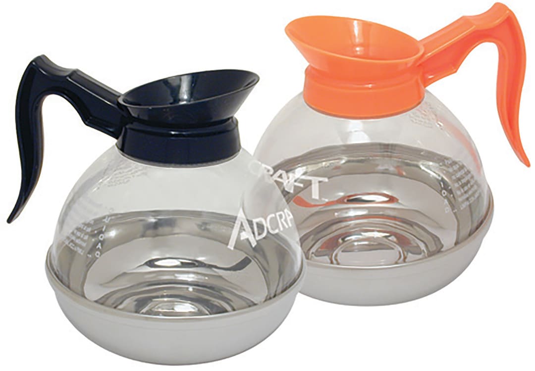 CDP-BK - Coffee Pot 64Oz S/S Base Regu