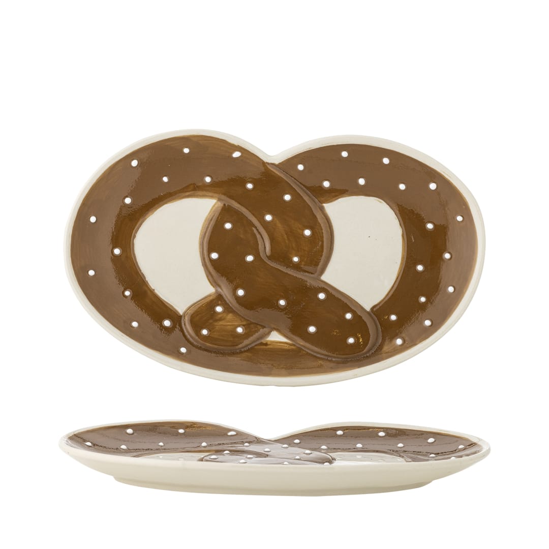 82062884 - Treats Serving Plate, Brown, Stoneware STOCK: 300