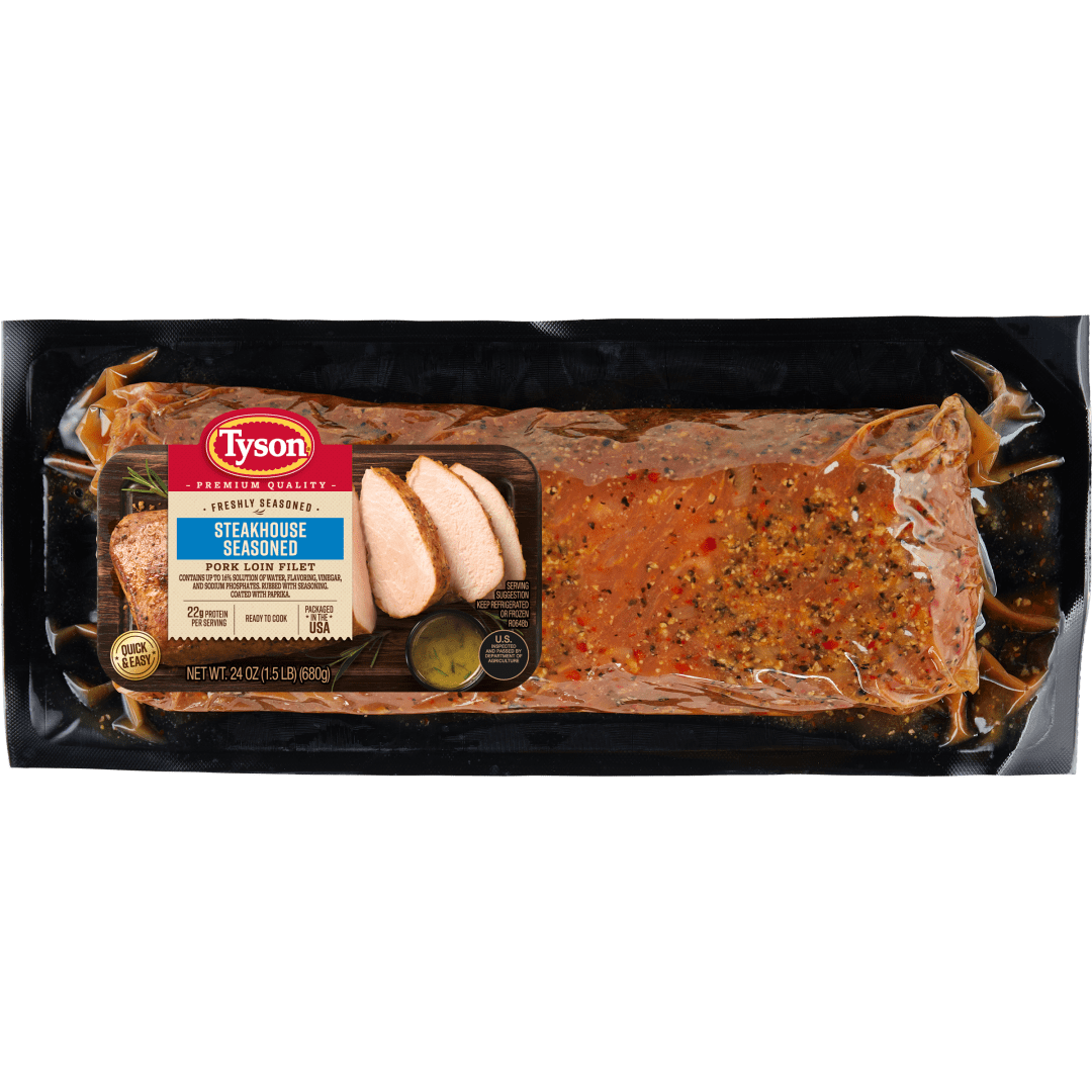 Tyson® Steakhouse Seasoned Pork Loin Filet
