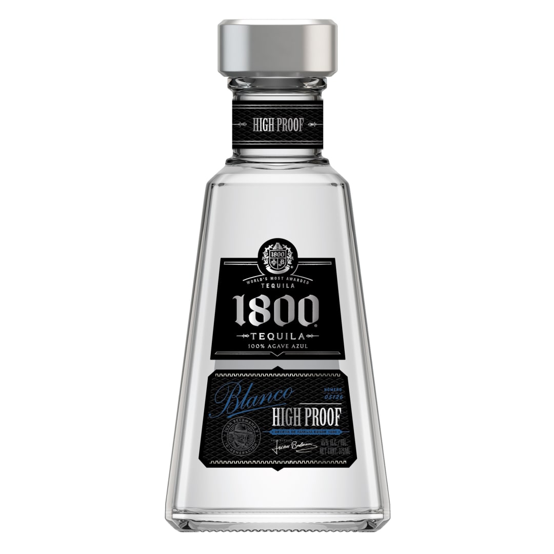 1800 Tequila Silver High Proof 12B 375ML