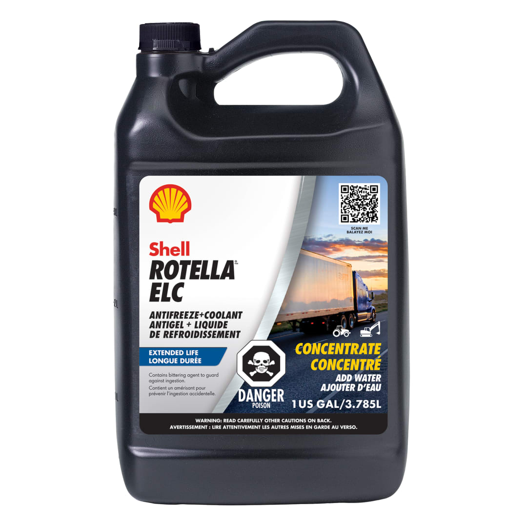 Shell Rotella Extended Life ELC Anti-Freeze + Coolant, Concentrate, 1 Gallon