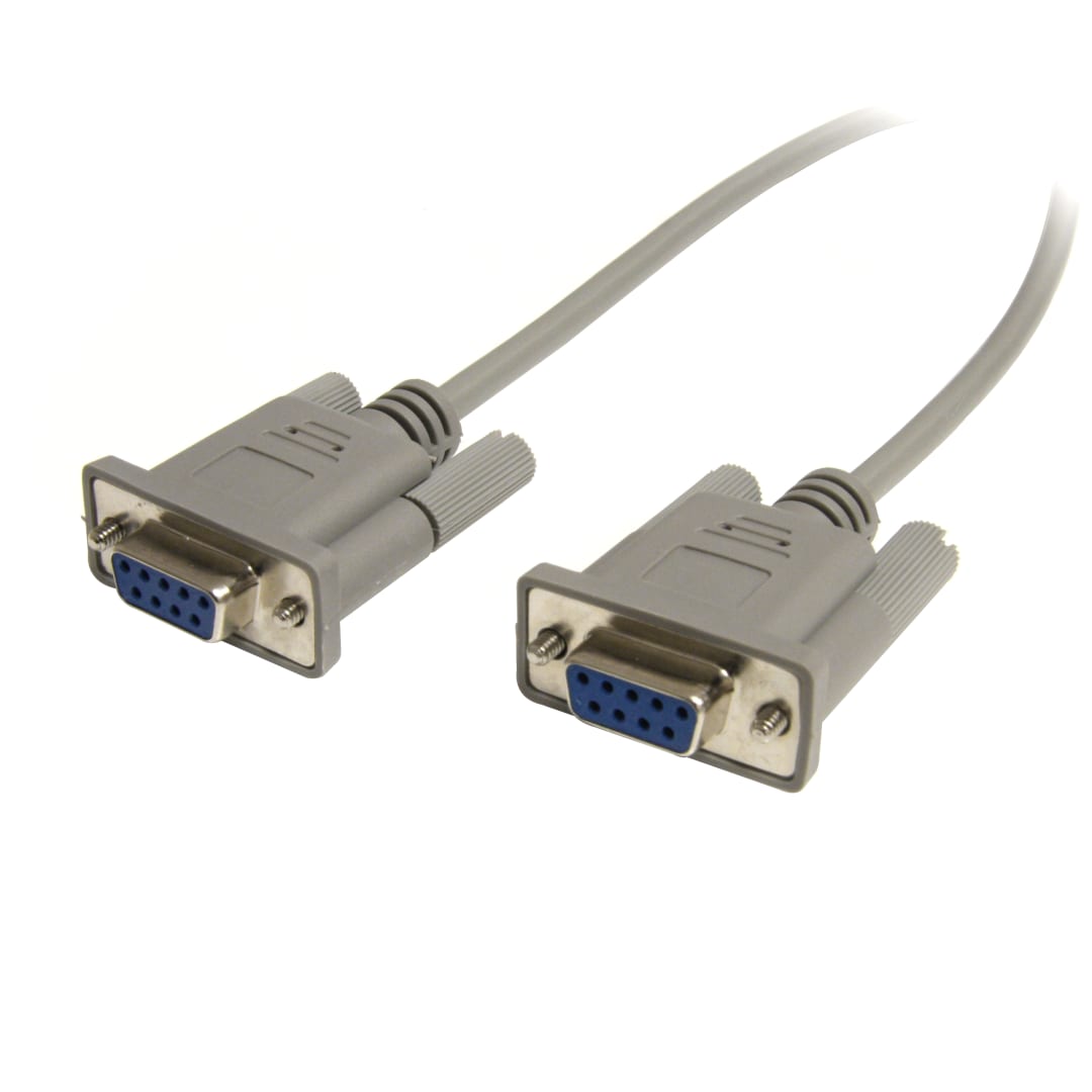 25ft NULL MODEM CABLE DB9 F F SO