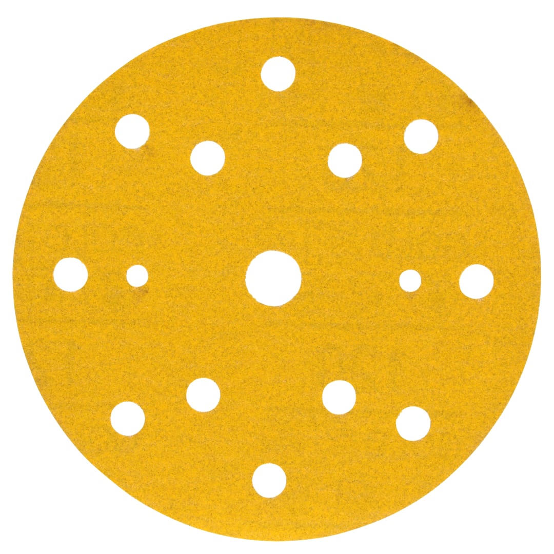 3M™ Hookit™ 288U Sarı Delikli Zımpara, 150 mm, 15 Delik, 120, 51545