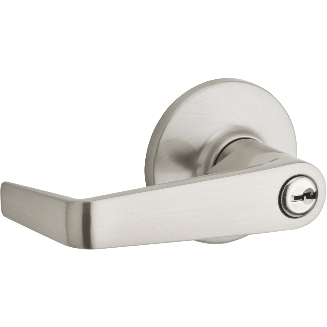Carson Keyed Entry UL Lever in Satin Nickel