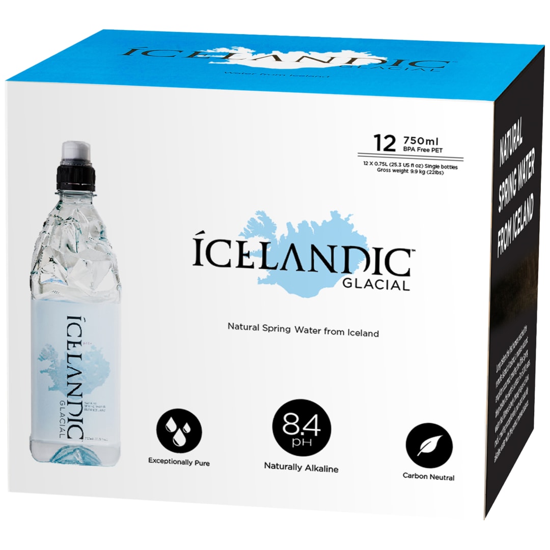 Ícelandic™ Glacial Natural Spring Water, 12 Pack 25.3 fl. oz. Bottles