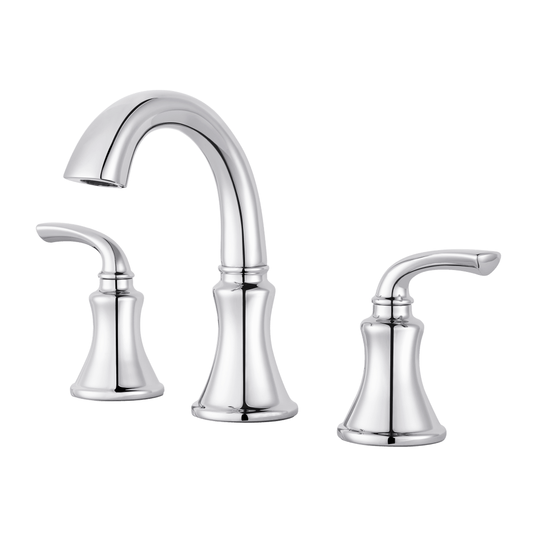 Solita 2-Handle 8" Widespread Bathroom Faucet in Polished Chrome