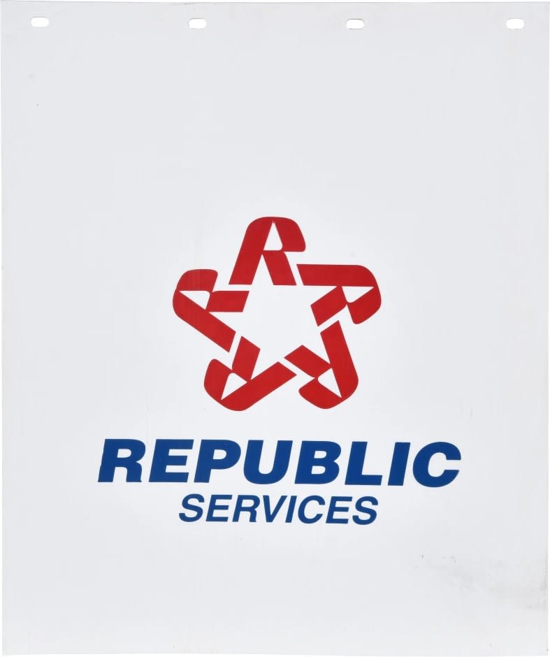 Wastebuilt® Replacement for McNeilus 24x30 Republic Services Front Mudflap