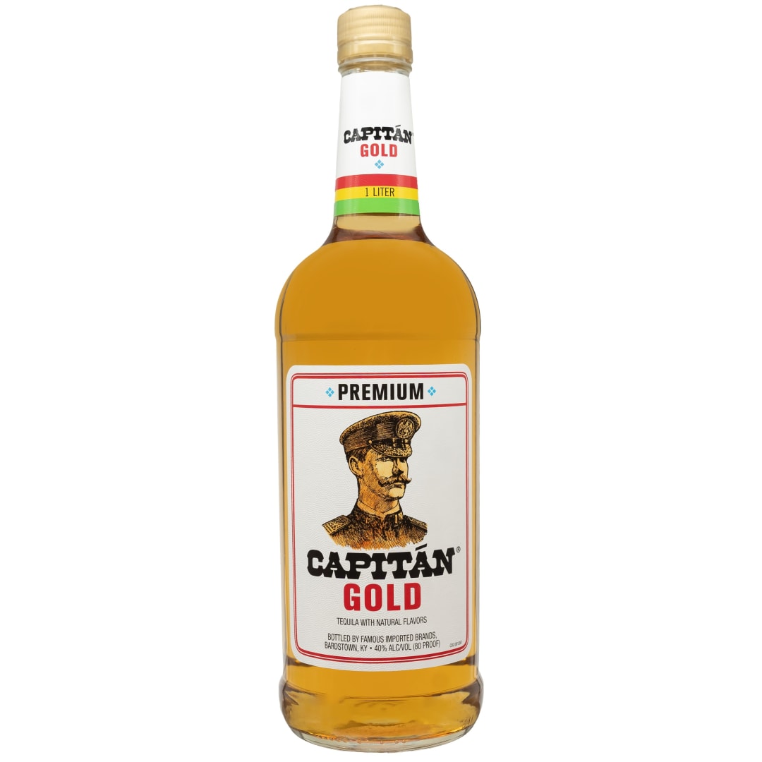 Capitan Oro Tequila 1l 80 Proof
