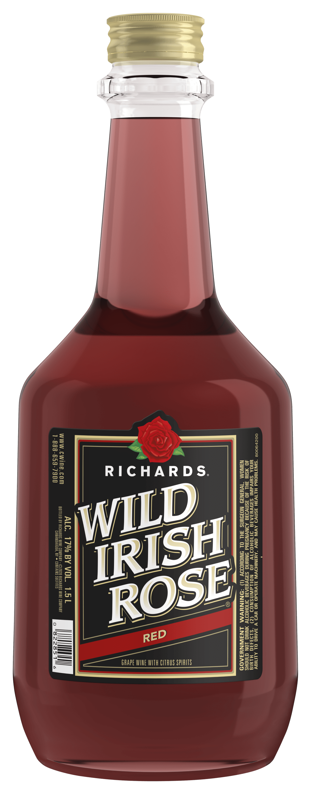 Richards Wild Irish Rose Red Wine High Proof 1.5L