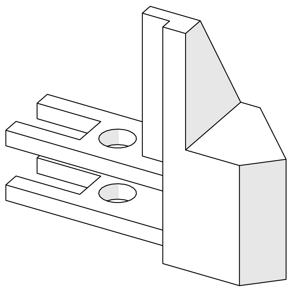 Door Panel Connector 3/Black