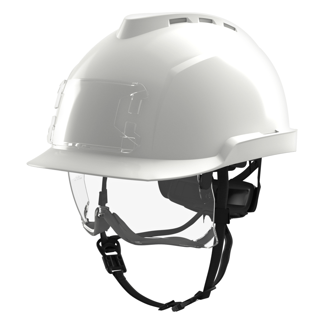 V-Gard® 930 Non-Vented Safety Helmet with Integrated Over Spectacles