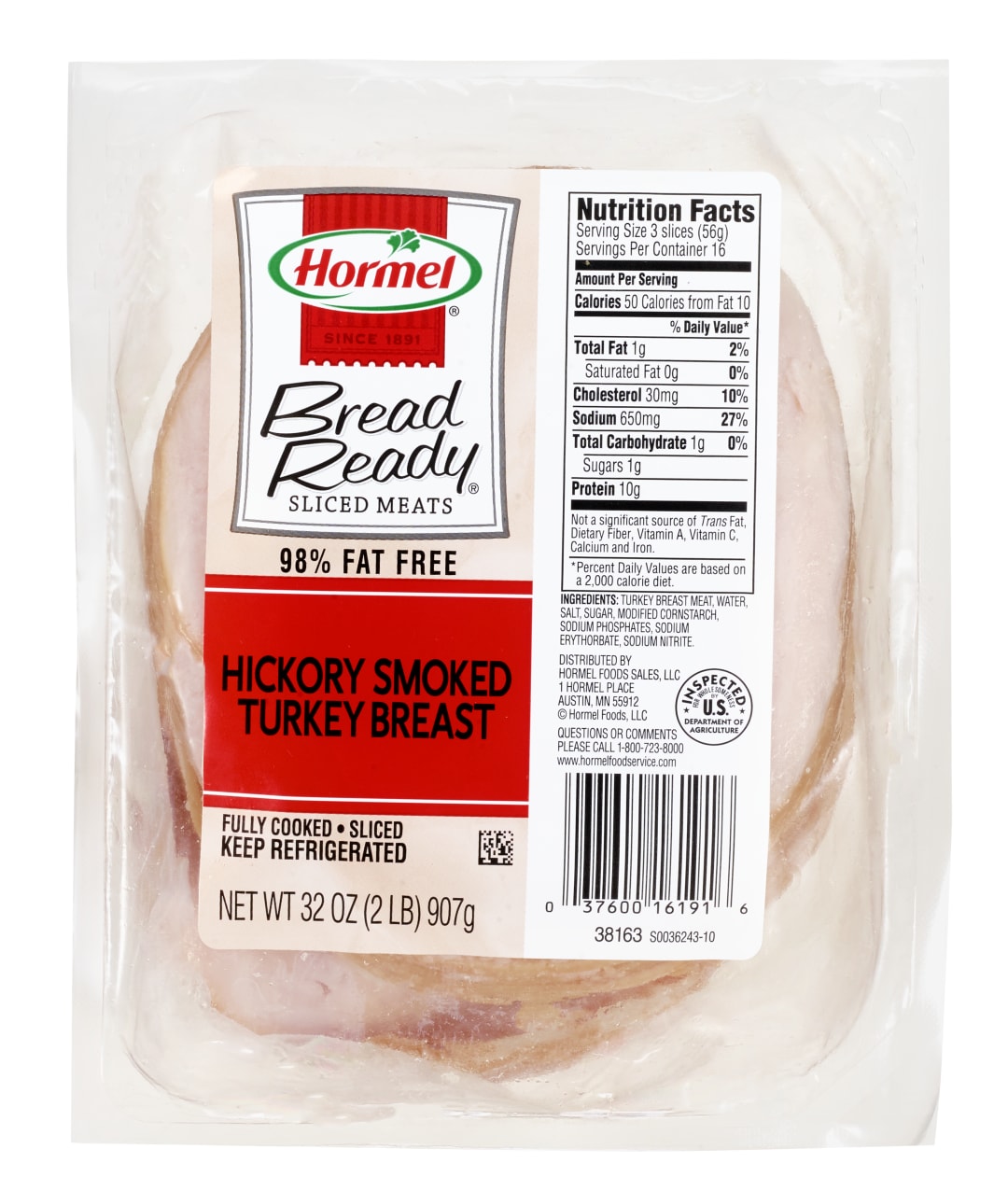 HORMEL BREAD READY Smoked Turkey DRC