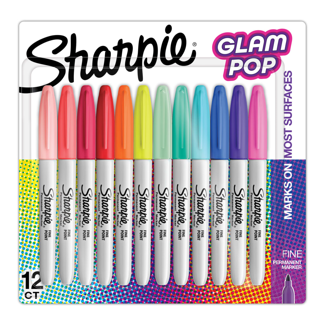 SHARPIE FN PERM GLAM POP 12CT RFID