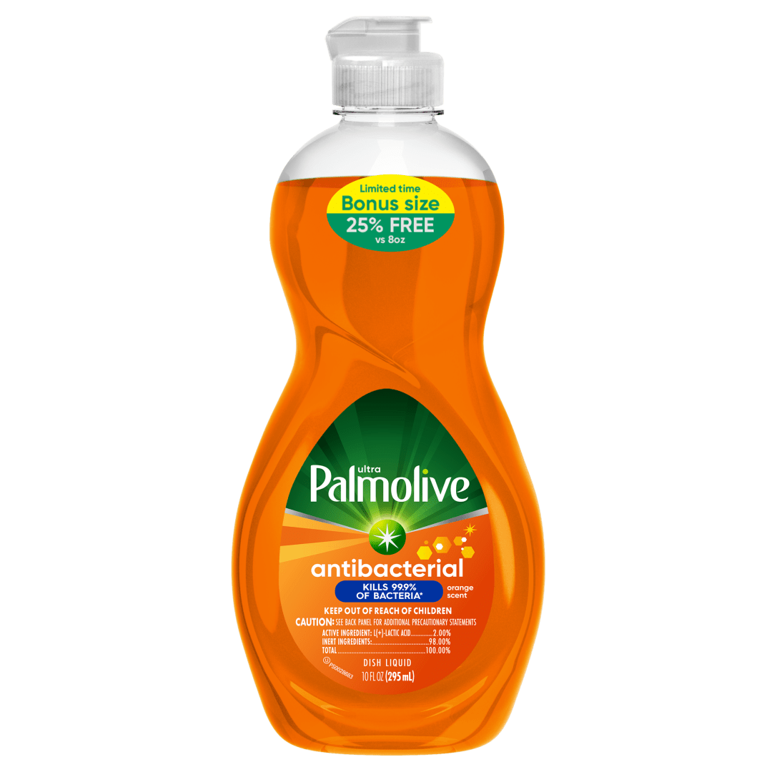 Ultra Palmolive Antibacterial Dish Liquid- 1 Fluid Ounce (8oz + 25% Free)
