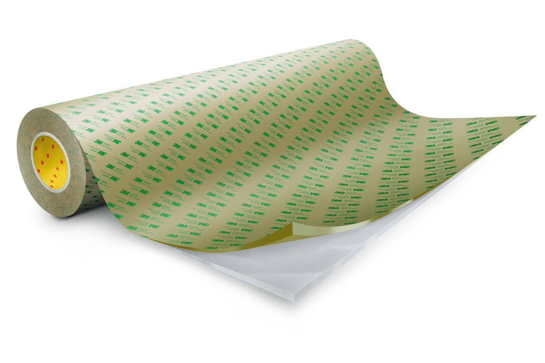 3M™ Yapışkan Transfer Bandı 468MP, Şeffaf, 610 mm x 55 m x 0.13 mm