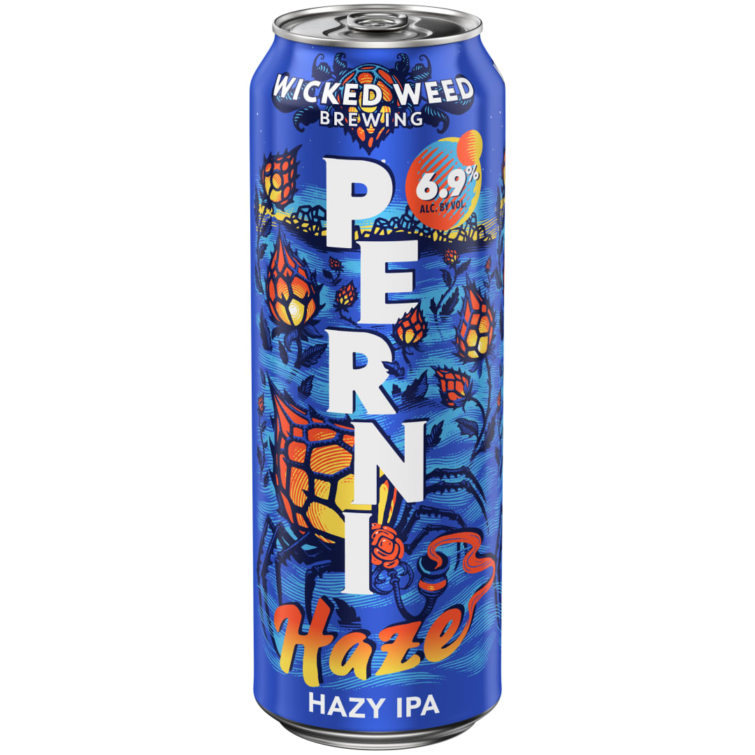 Wicked Weed Brewing Hazy IPA Perni Beer 19.2 fl oz