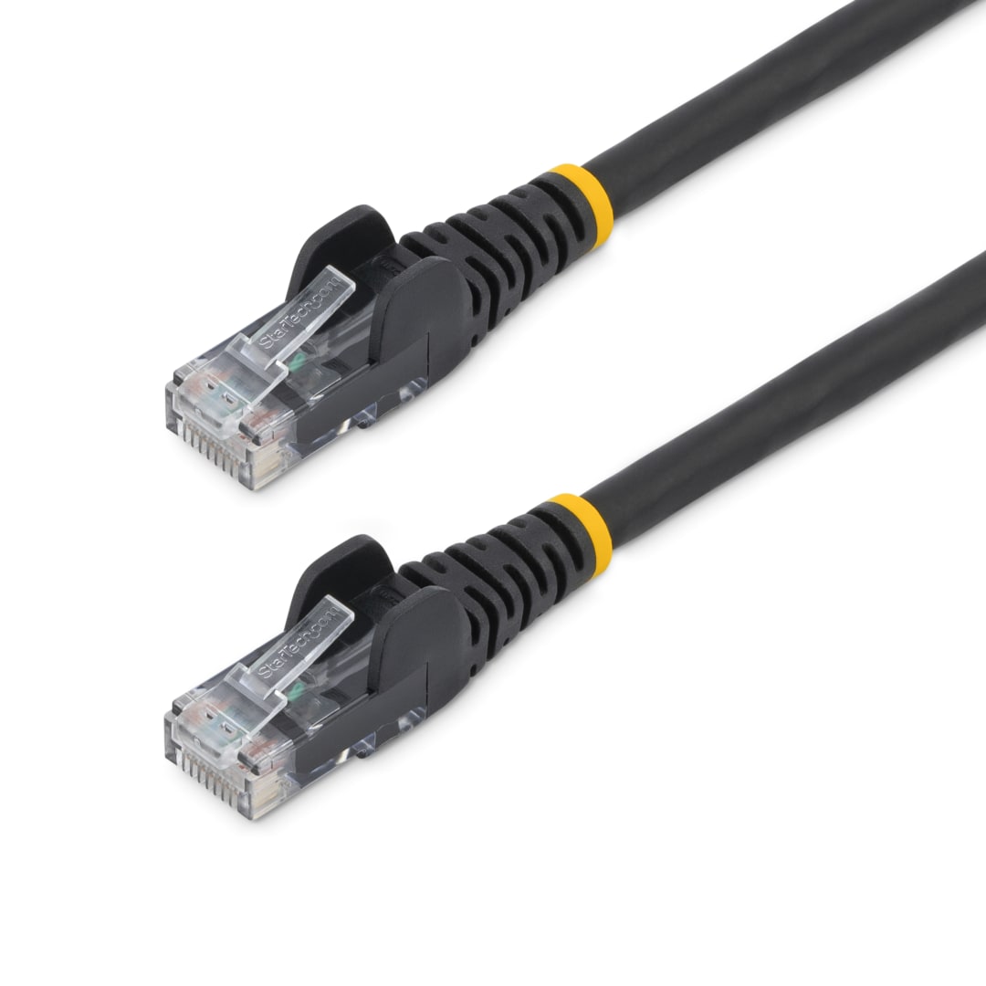 7ft Black CAT6 UTP Snagless Patch cable - LSZH