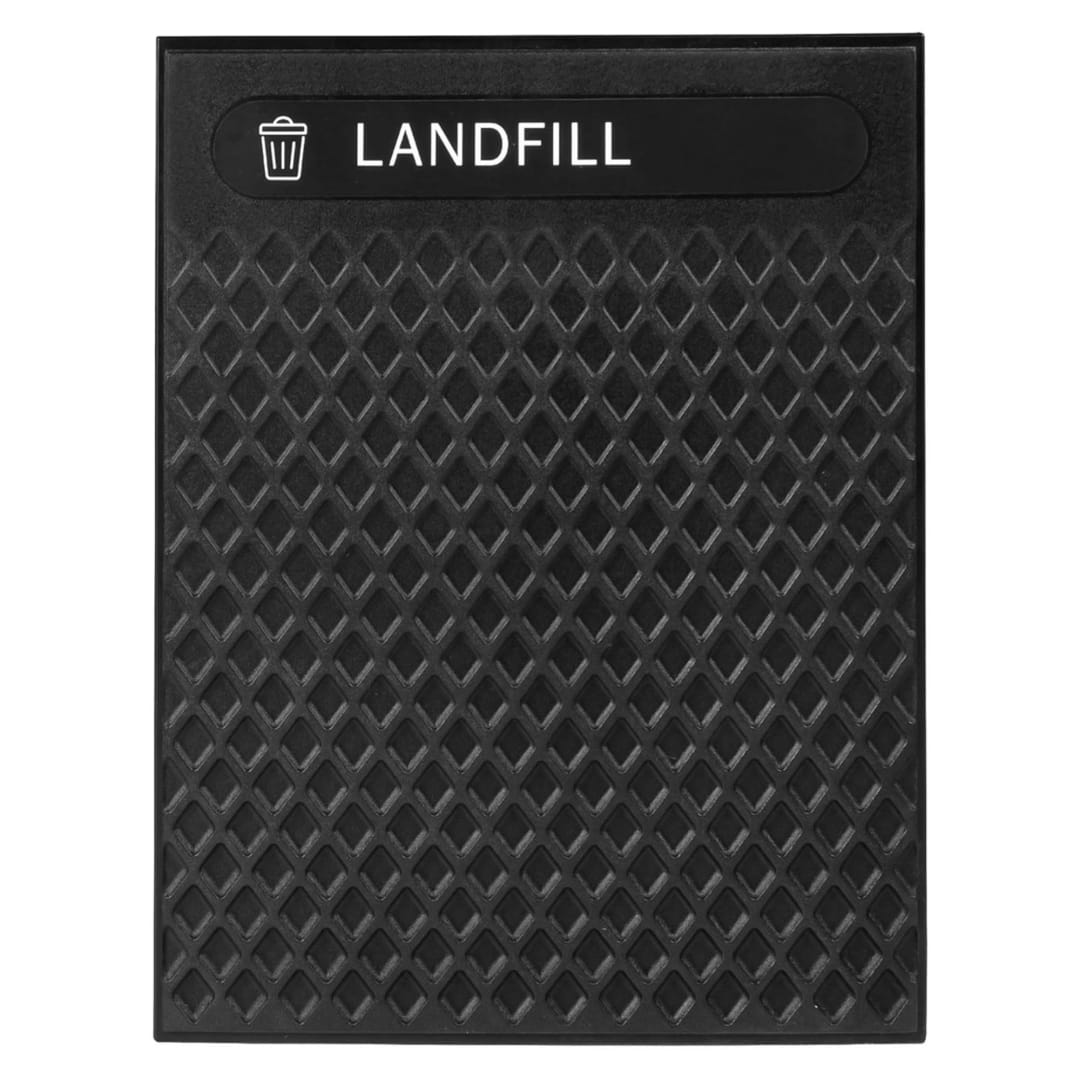 Rubbermaid Commercial Products Decorative Plastic Landfill Panels, Black