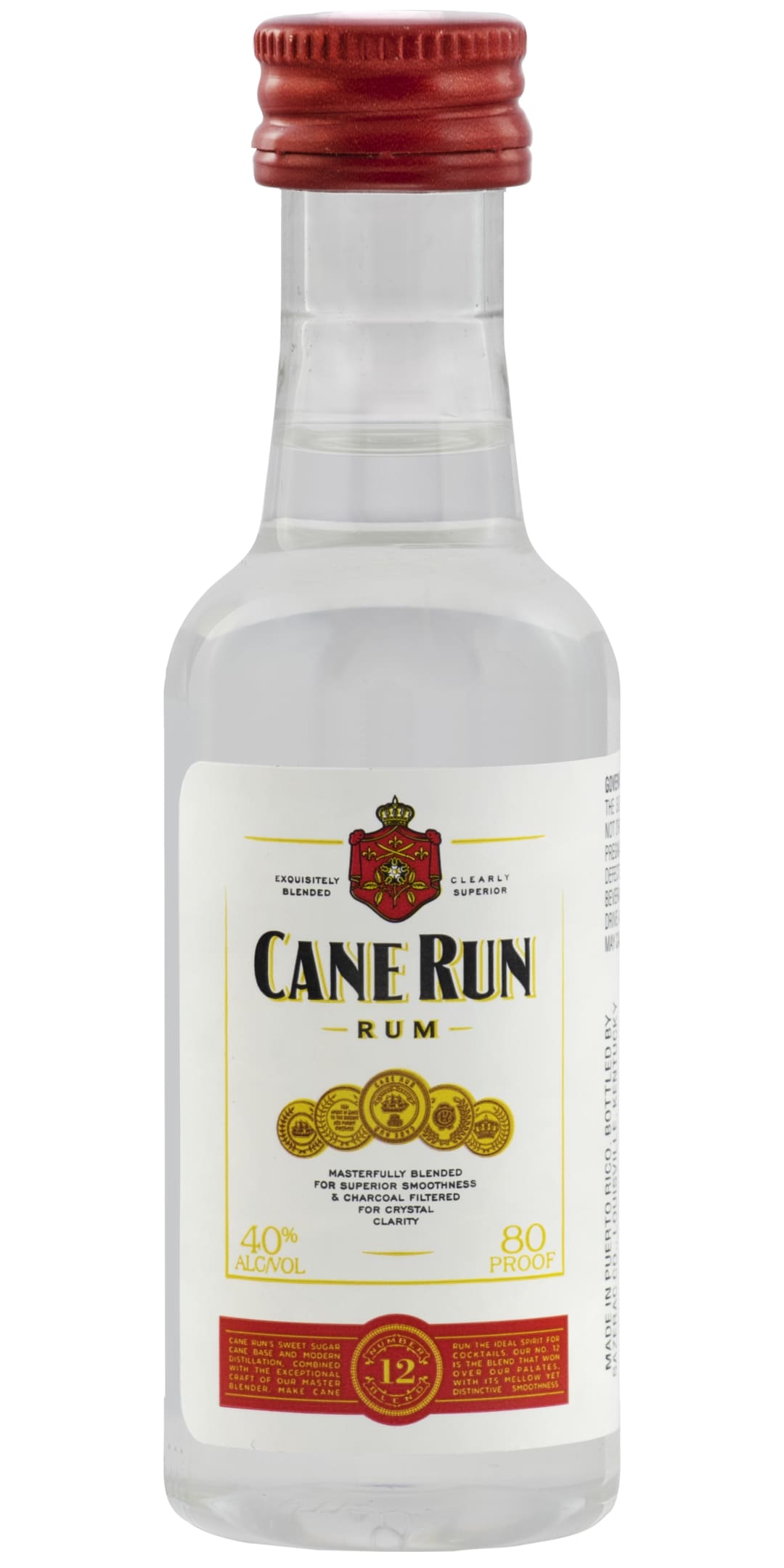 Cane Run White Rum 50ml 80 Proof