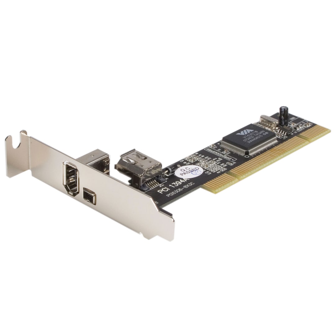 Low Profile PCI 2 Port Firewire Card