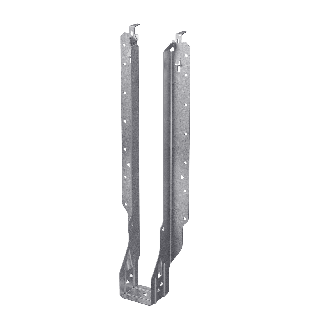 Simpson Strong-Tie IUS2.06/16 IUS Galvanized Face-Mount Joist Hanger for 2 in. x 16 in. Engineered Wood (Pack of 25)