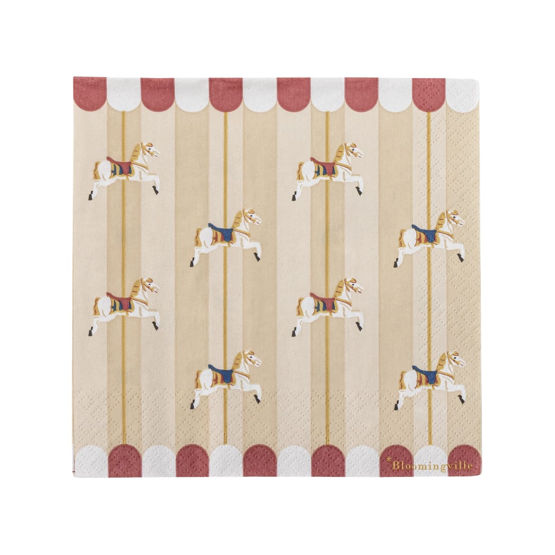 82062899 - Merry-go-round Napkin, Multi, FSC®Mix, Paper STOCK: 300
