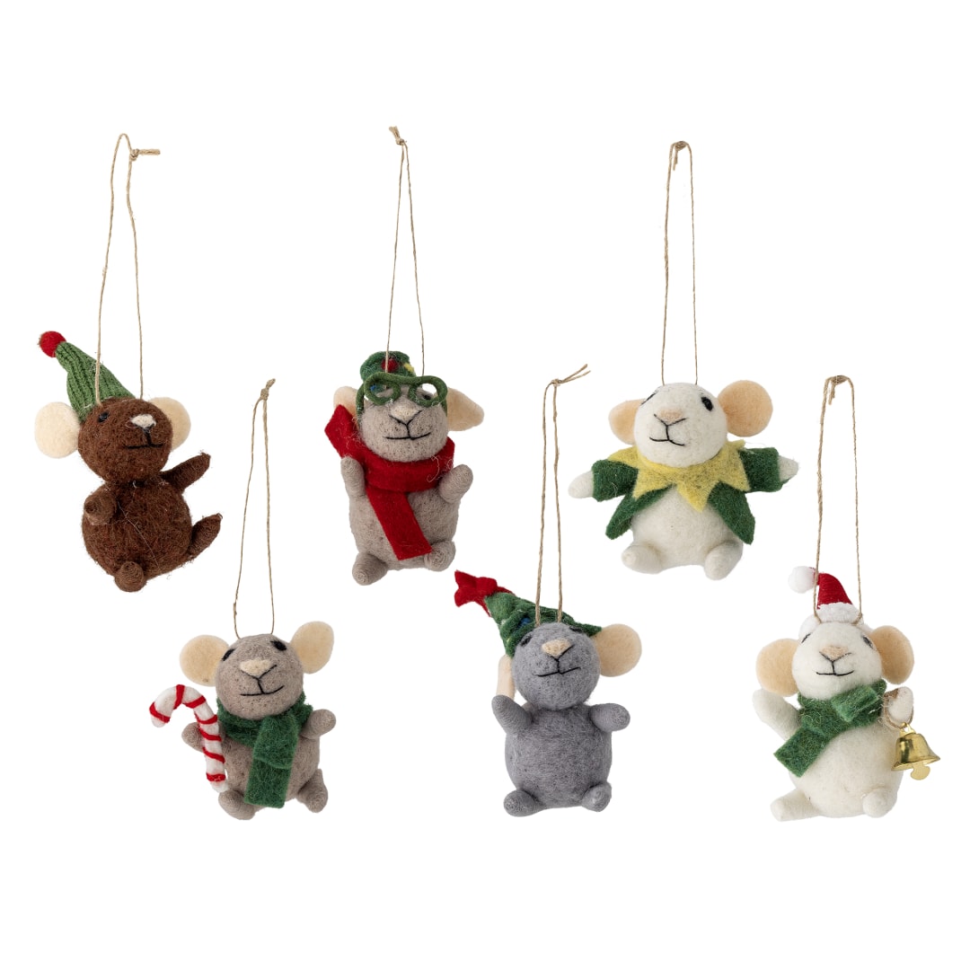 82072948 - Peo Ornament, Green, Wool STOCK: 300