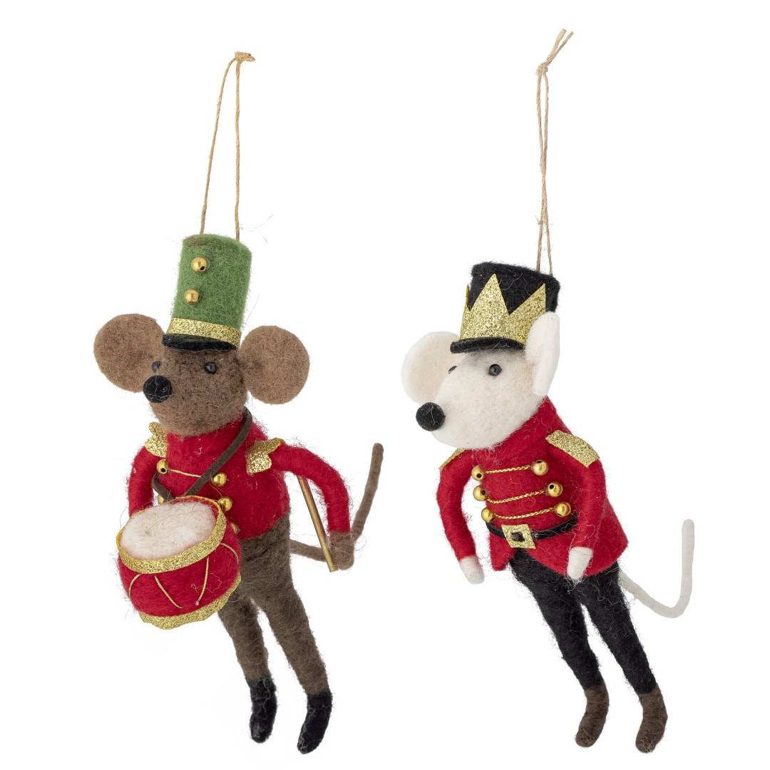 82060036 - Peo Ornament, Red, Wool STOCK: 300