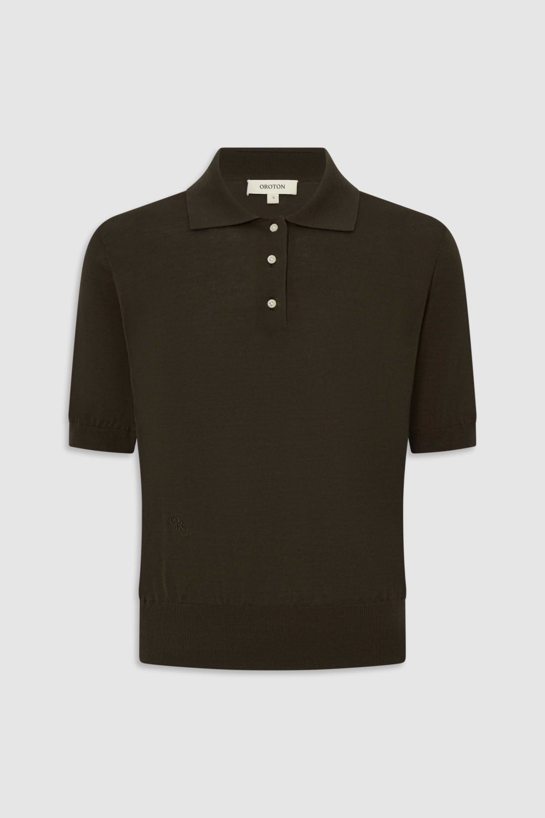 Short Sleeve Knit Polo