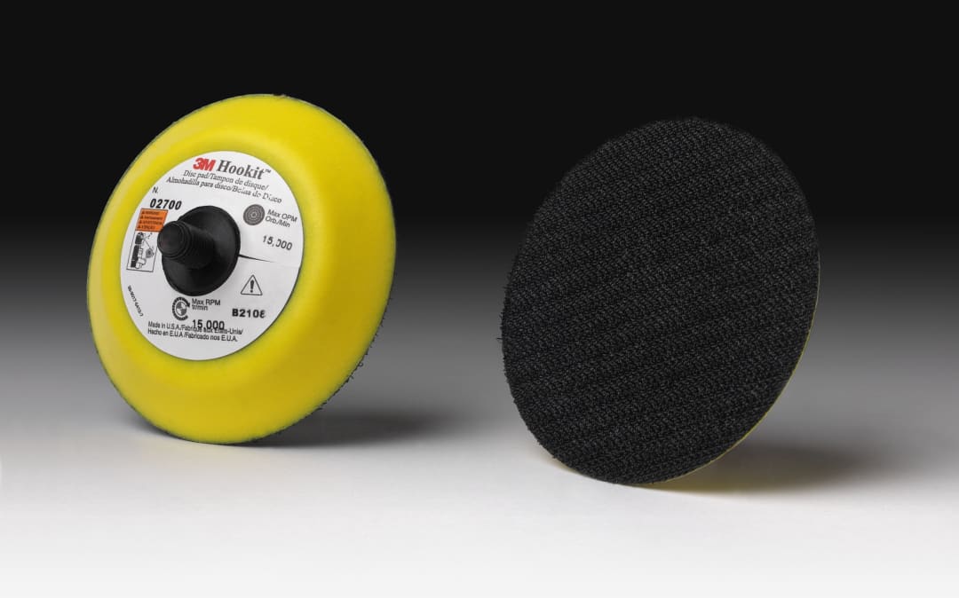 3M™ Hookit™ Disk Pedi 02700, 3 inç x 1/2 inç 5/16-24 Harici, her kutuda 5 adet