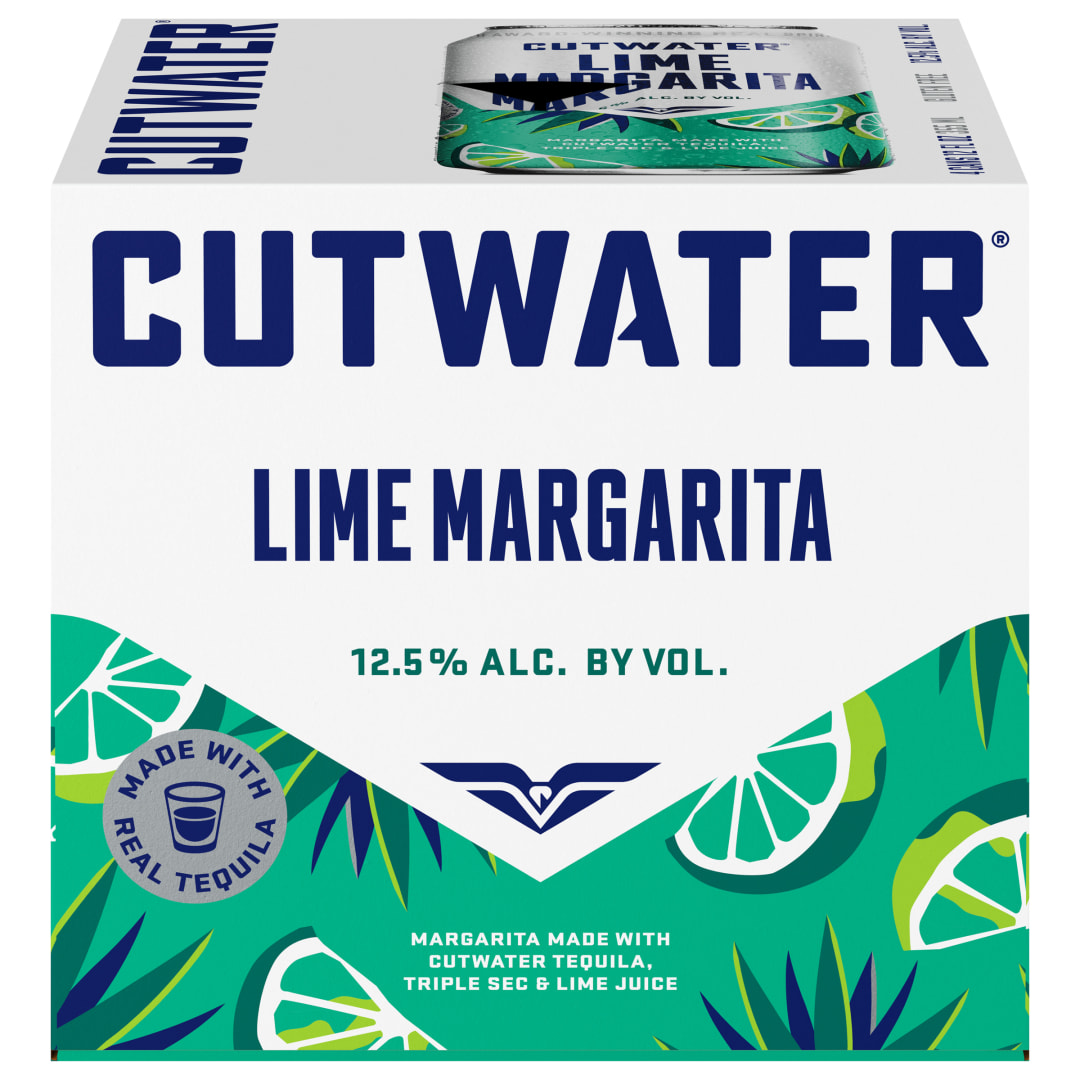 Cutwater Lime Margarita 4 Pack 12 fl oz Cans