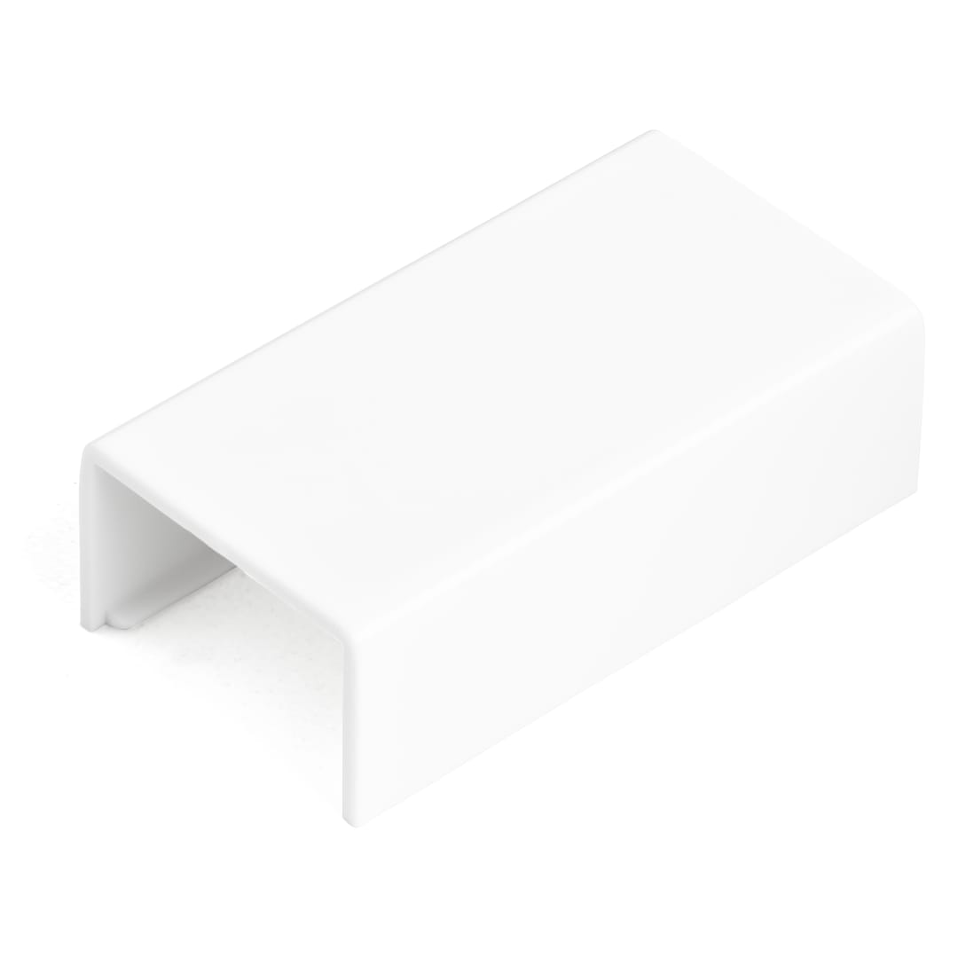 Wall Cable Raceway with Adhesive Tape - 19x11mm - Coupler