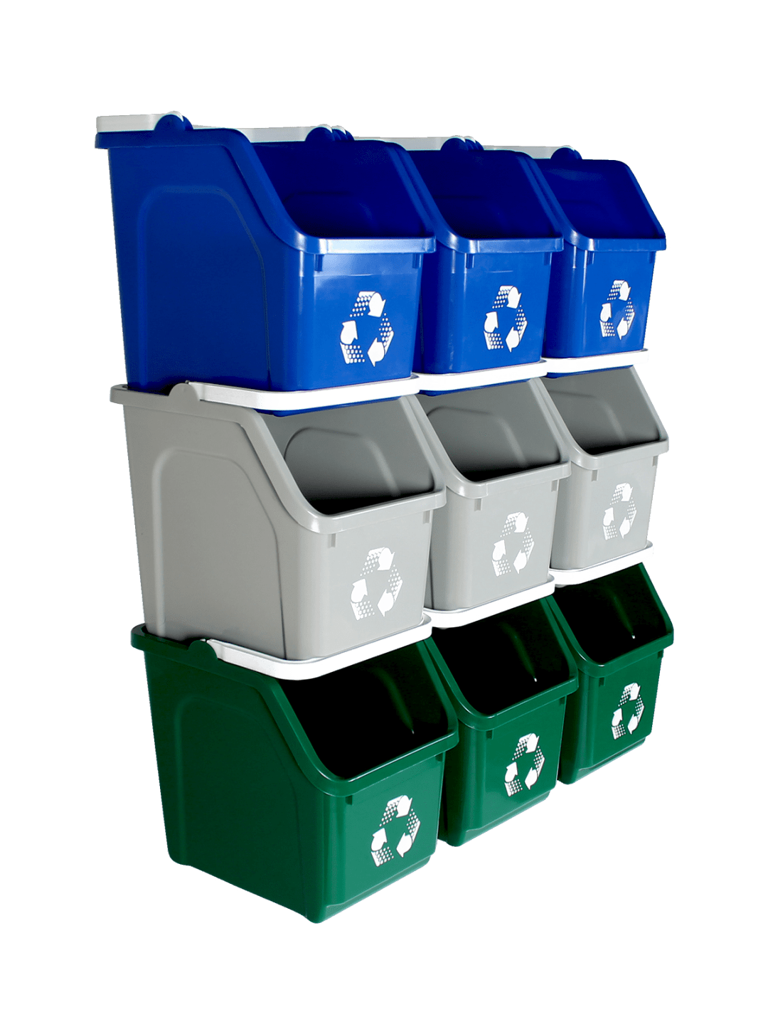 MULTI RECYCLER (9 Pack) - Triple - Kit - Mobius Loop - Full - Blue-Grey-Green