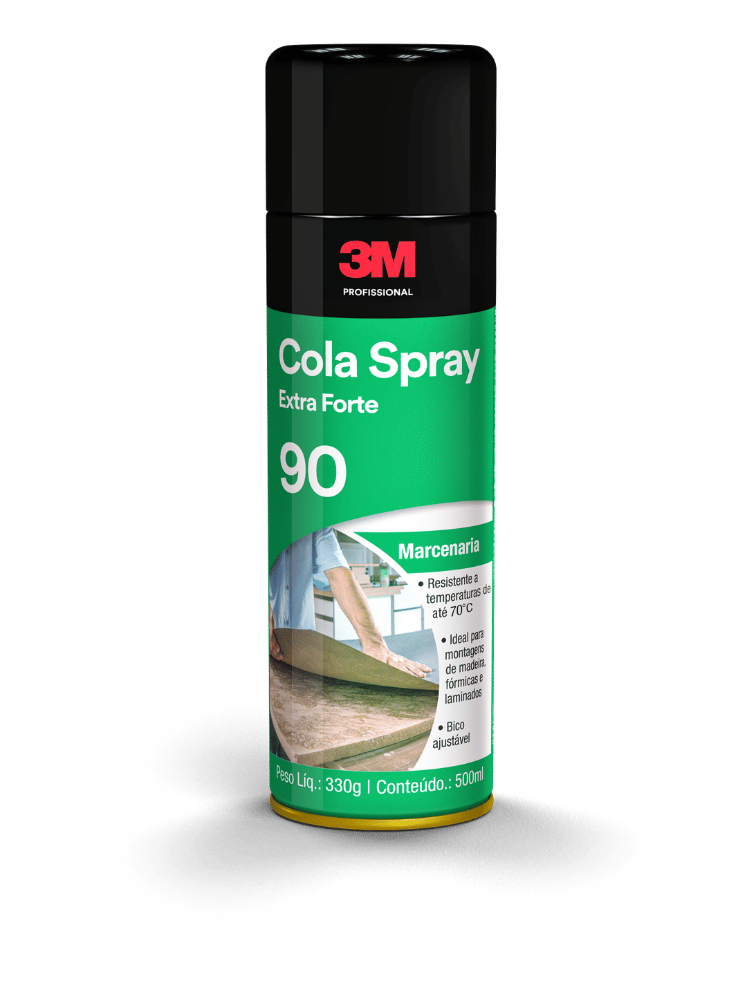 Cola Spray 90 Extra Forte 3M™ – Branca, 1 unidade