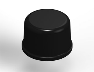 3M™ Bumpon™ Produtos Protetores SJ61A1 Preto, 10.000/caixa