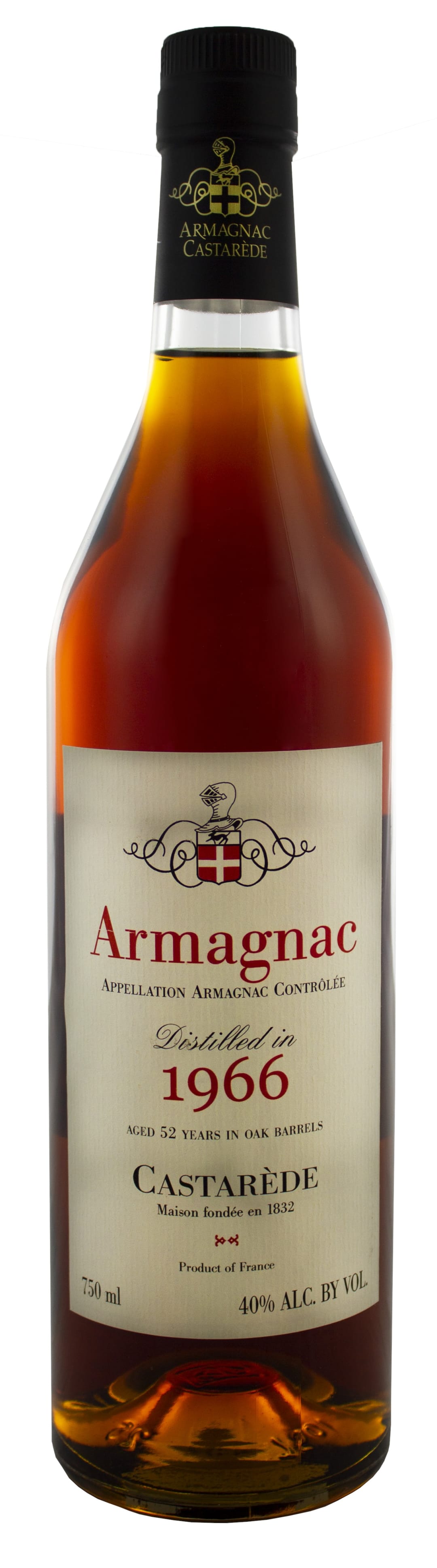 Castarede 1966 Armagnac 750ml 80 Proof