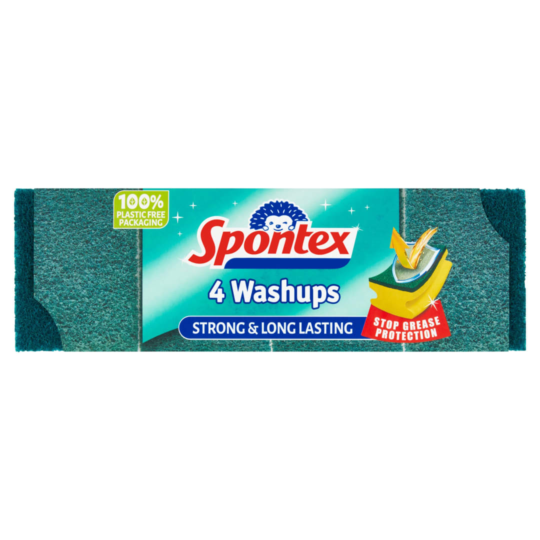Spontex Washups General Purpose 4pk