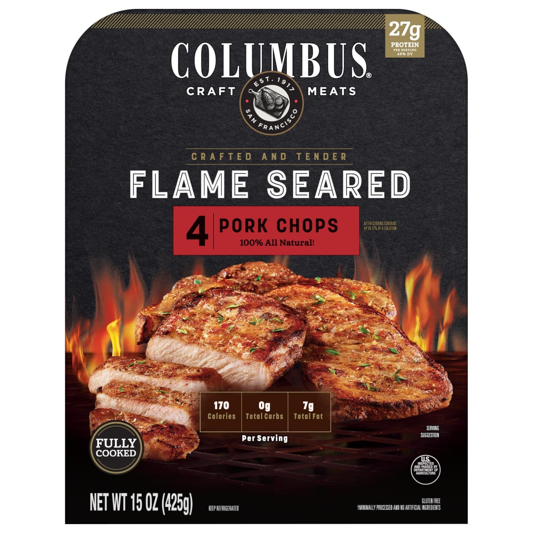 COLUMBUS Flame Seared Pork Chop 15oz