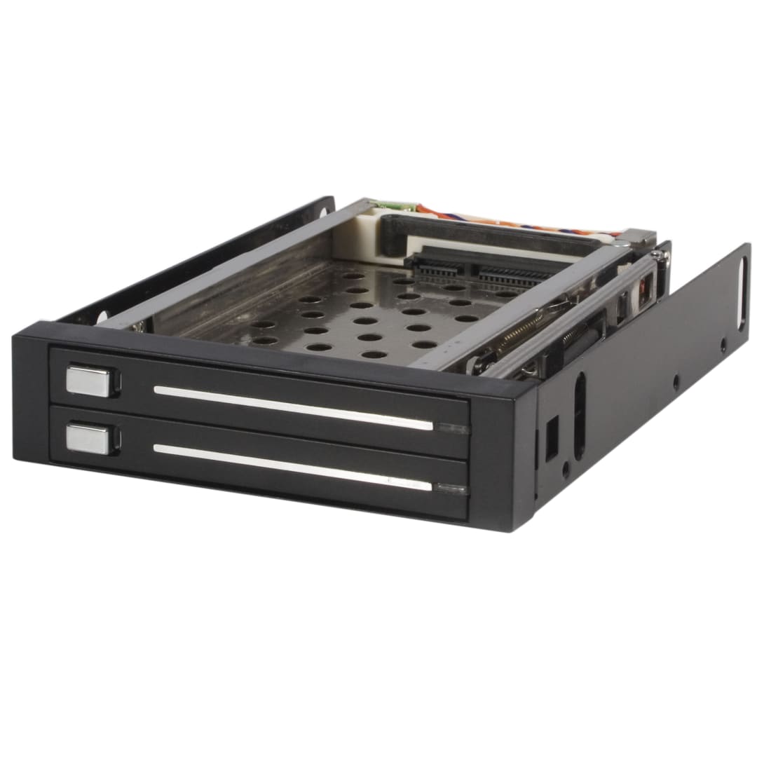 3 5 Dual HDD SATA Hot Swap Bay