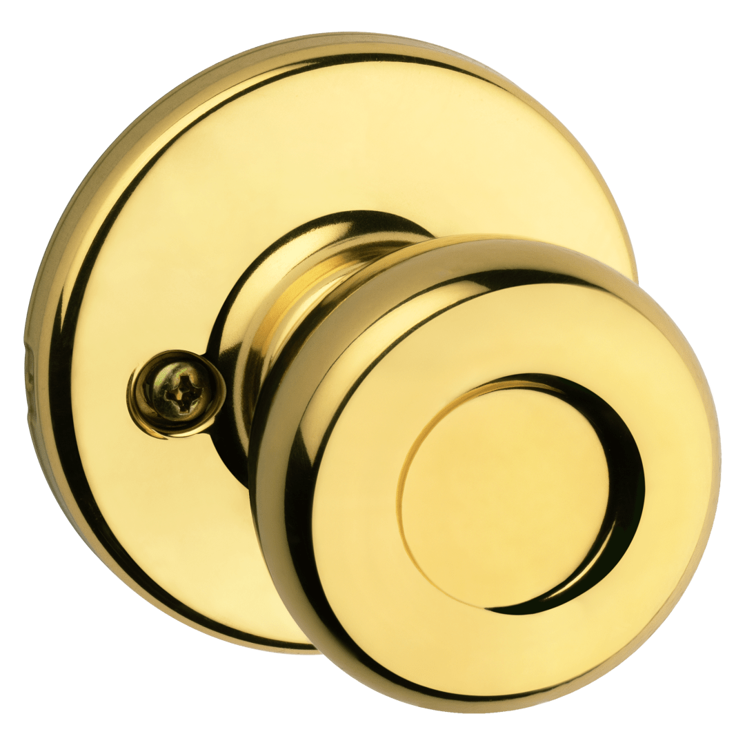 Tylo Dummy Doorknob in Polished Brass