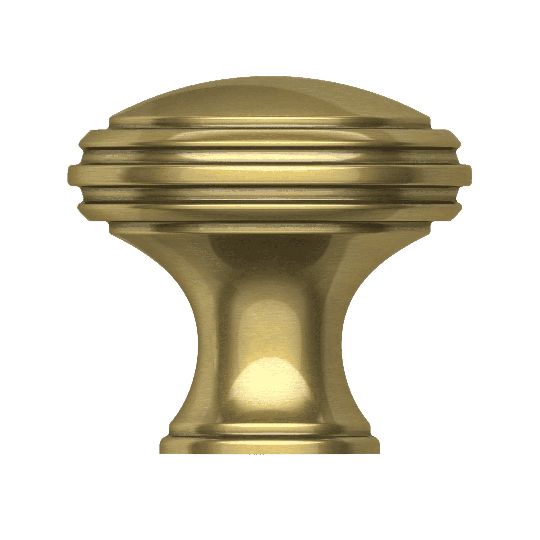 4456 Severin C Knob 1.32", In Heirloom Brass