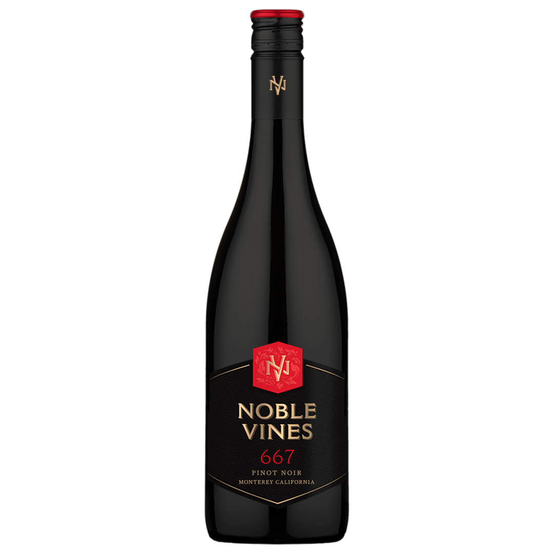 Noble Vines 667 Pinot Noir Red Wine, Monterey, California, 750mL, 14.5% ABV