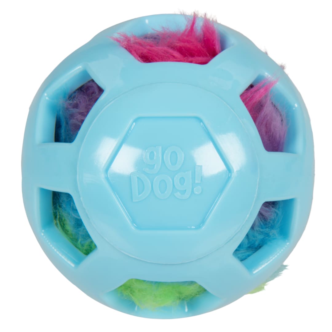 goDog Bounceez Webly Bouncy Dog Toy, Blue, One Size