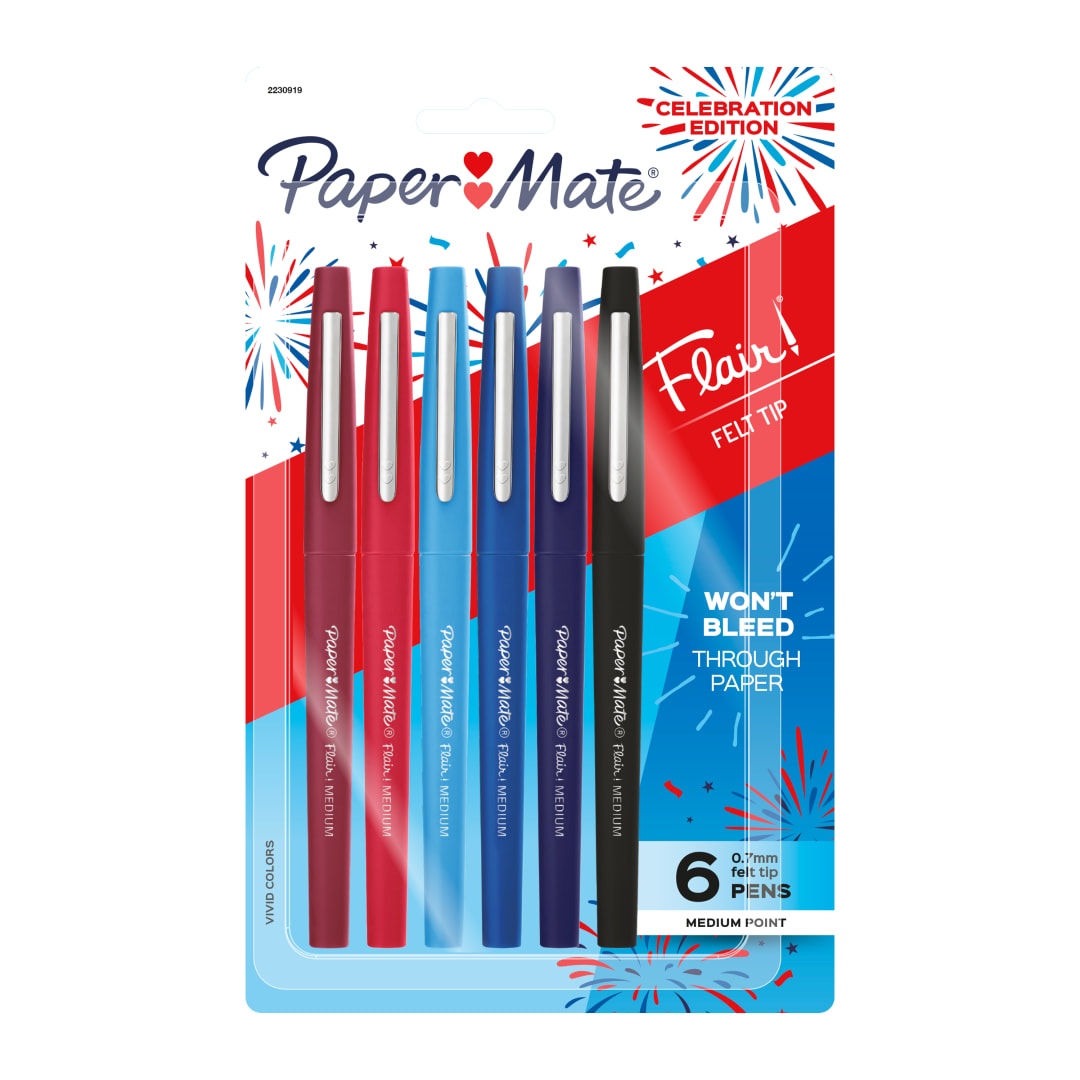 PM FLAIR 0.7MM 6CT 250TH