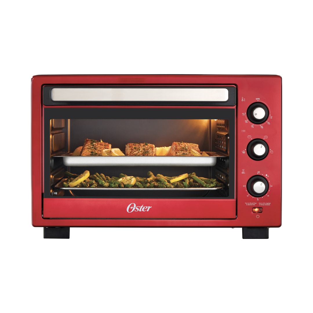AIRFRYER OVEN OSTER 30L MANUAL RED