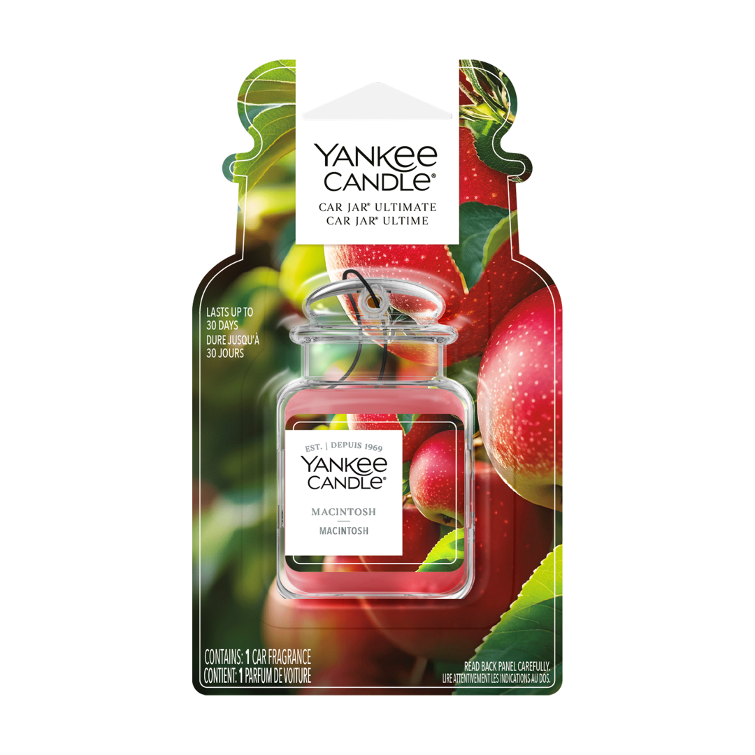 Désodorisant de voiture Yankee Candle Car Jar Ultime, parfum Macintosh