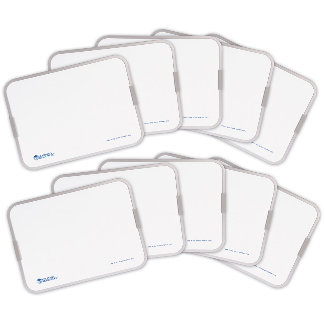 9 X 12 INCH DRY ERASE BOARDS-SET OF 10
